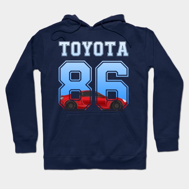 TOYOTA GT86 Hoodie by HSDESIGNS